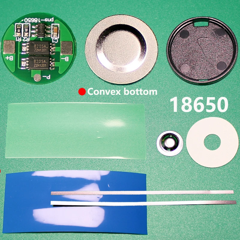 18650 battery MOS protection board 18500 lithium battery overcharge and overdischarge protection short circuit current 4A