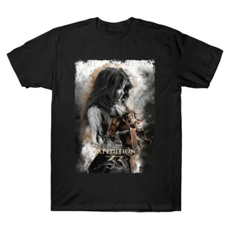 

Alicia Clair Obscur Expedition 33 Gift Clothes for RPG gamer 100% cotton printed tee Short Sleeve Graphic T-Shirt All size tops
