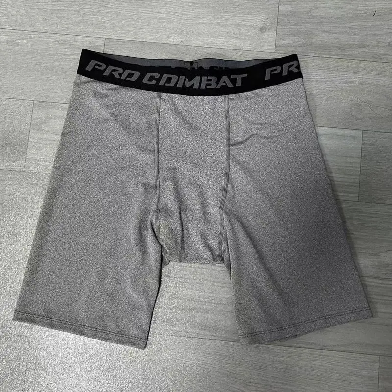 Sous-vêtements pour hommes, boxers, culottes longues, shorts de sport, leggings slim, fitness, entraînement, garçon, course à pied, pantalons