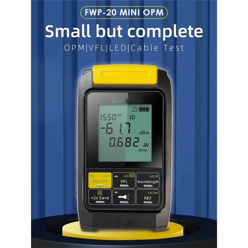 M18K-Mini 4-In-1 Optical Power Meter Fiber Optic Tester For Optical Power Network Testing