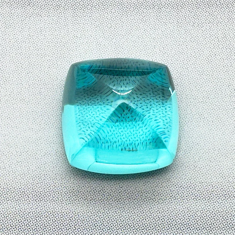 

TOP Lab Grown Paraiba Sugar Tower Extremely Shiny Quality DIY Charms Ring Necklace Earrings Main Materials Selectable Certificat