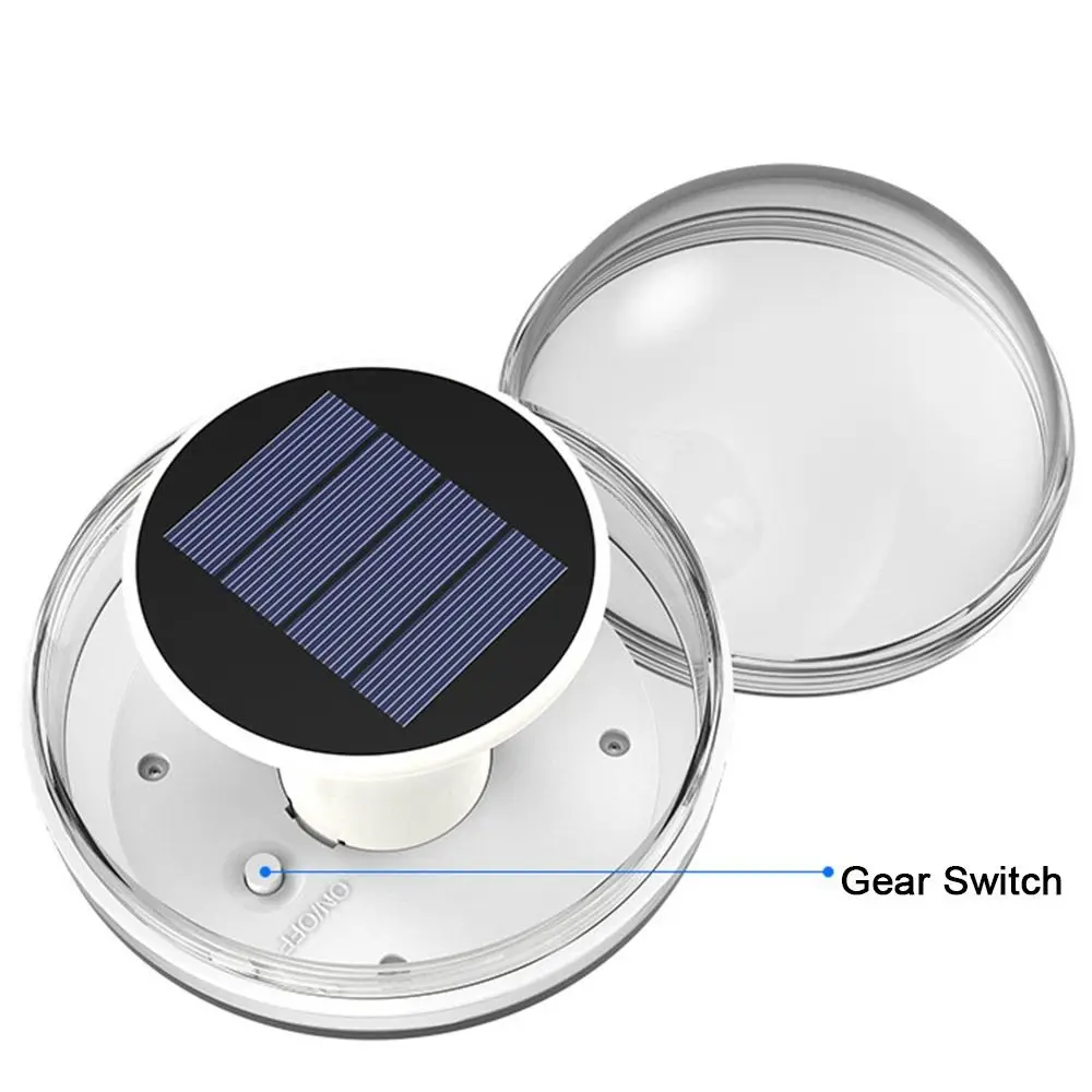 Solar Powered Solar Water Floating Light Color Changing Three-Mode Outdoor Night Lights Durable Waterproof