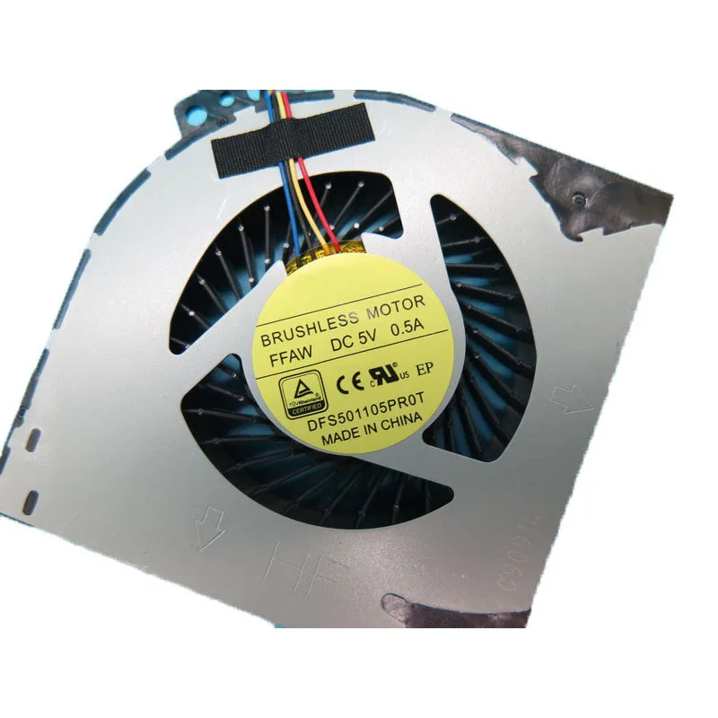 Laptop CPU FAN For Gigabyte For AORUS X7 DFS501105PR0T-FFAW DFS501105PR0T FFAW DC5V 0.5A New