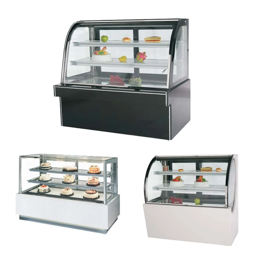 Bakery Case Display Refrigerated Table Cake Cabinet Freezer Display Door Manufacturer Refrigerator Cake Display Case