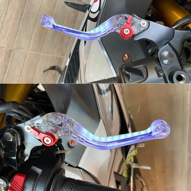 NEW Short Motorcycle Always-on Turn Signal Light Brake Clutch Levers For ADV150 ADV 150 2019-2020 Motorcycle Handle Lever bar