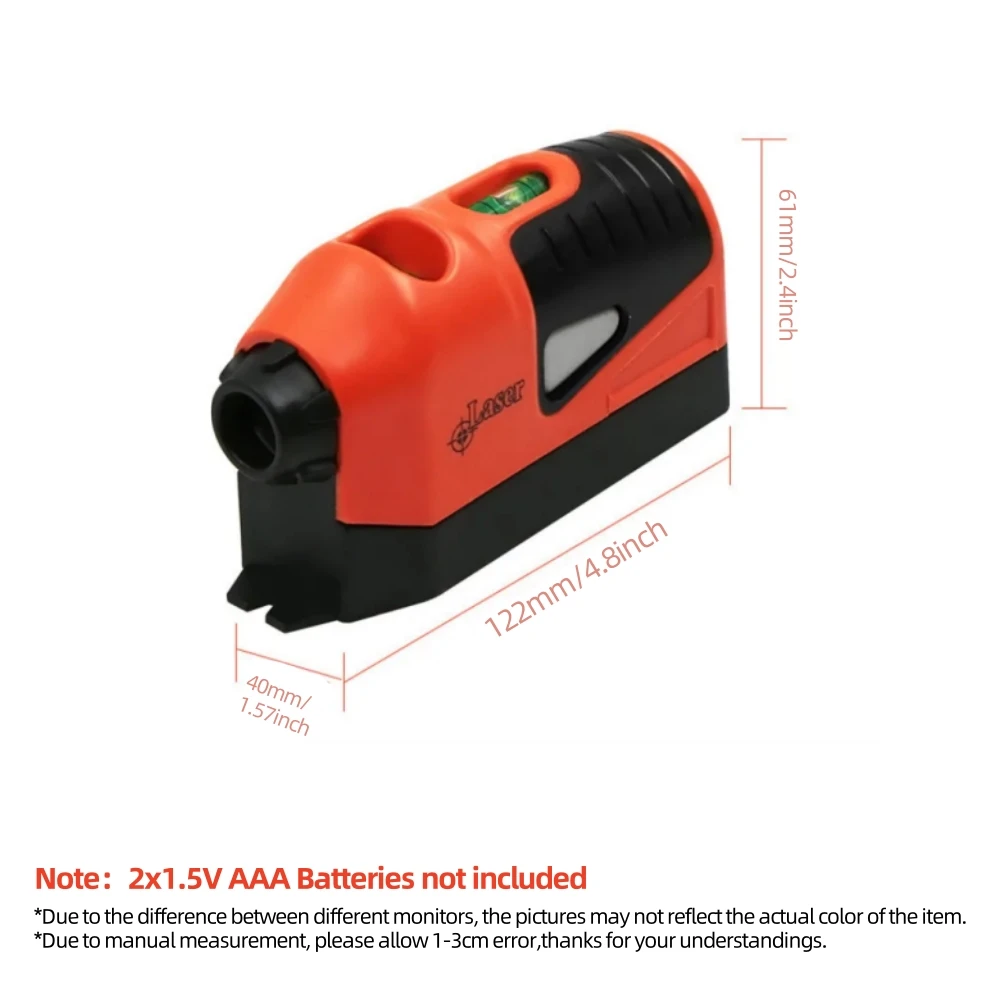 Mini poziom przenośne urządzenie laserowe pionowy poziomy Laser narzędzia do pomiaru projekcji linii pionowego poziomica narzędzie laserowe