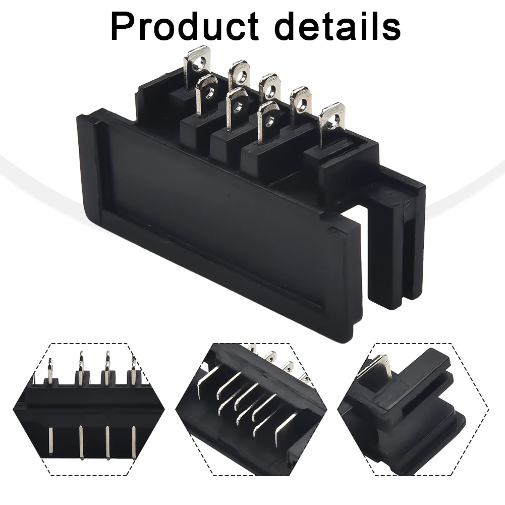 Para Dawalt para DCB105 DCB090 conector de soporte Terminal Li-Ion herramientas de reparación de batería reemplazo 14,4 V 18V 8x1cm