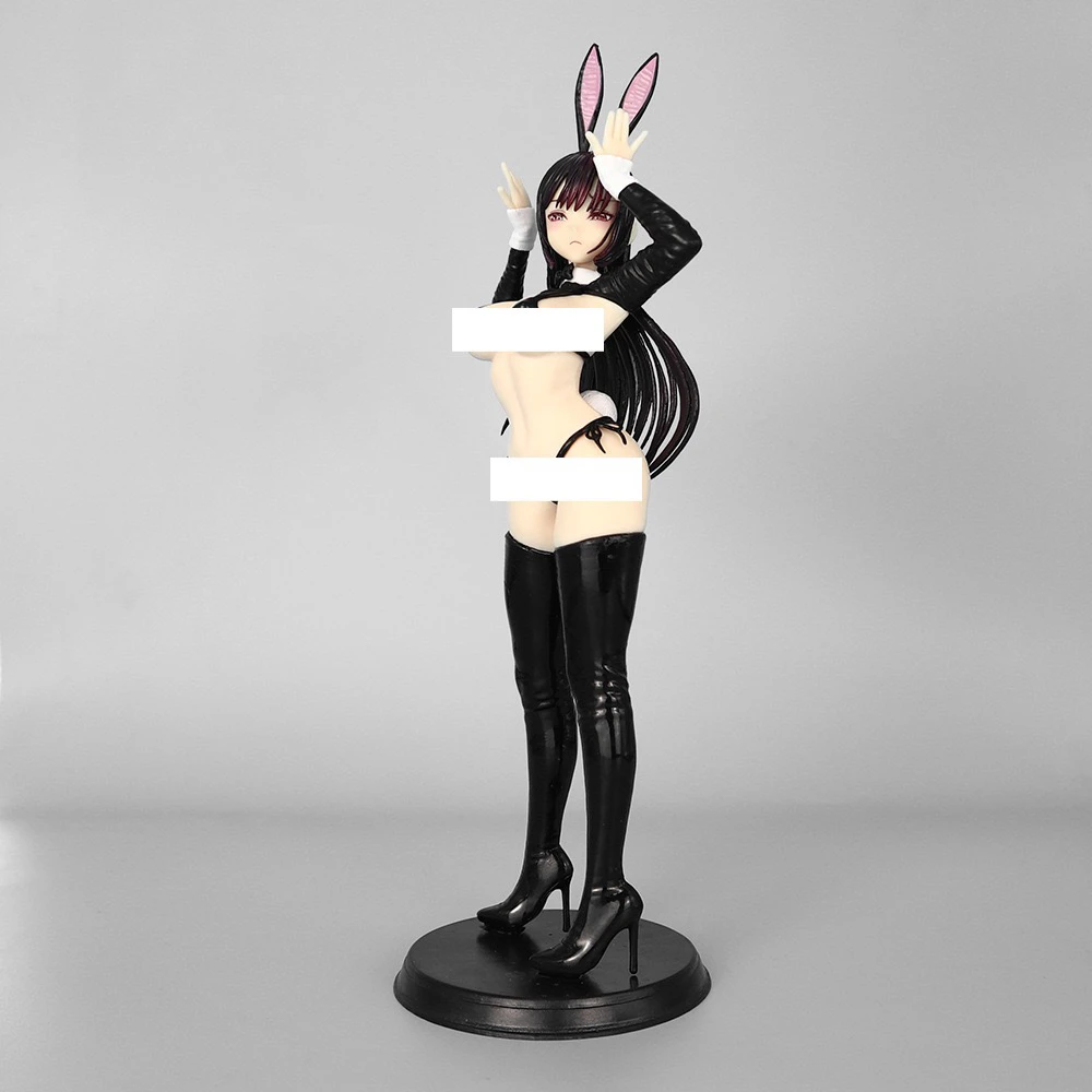 

A Cute Girl Figurine with Reversed Standing Posture, Bunny Girl Swimsuit Figurine, Uniform, Cute Girl Computer Case Toys