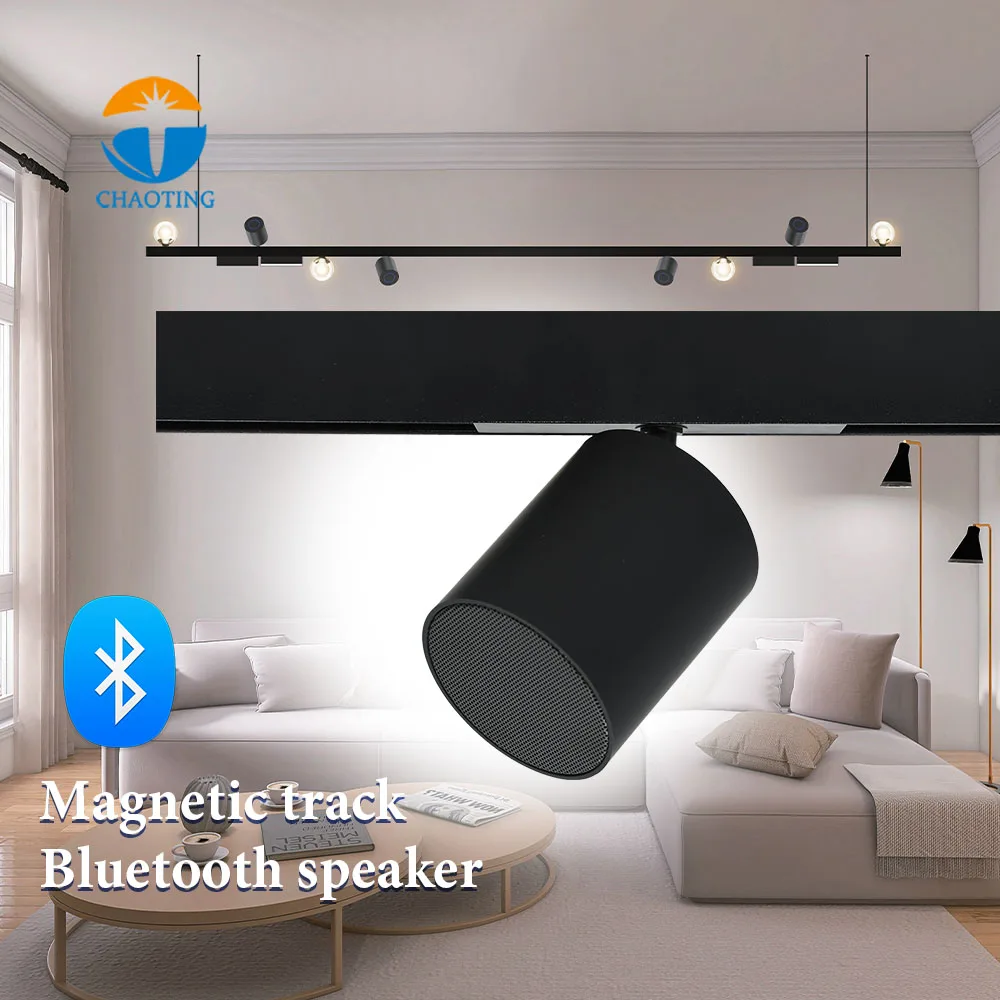 Europe Aluminum Profile Stretch Ceiling Rail AC220v Magnetic Track Light Rail Busbar System For PVC Film Installation Accessory