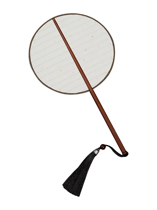 Double-Sided Calliaphy Fan Traditional Chinese round Paper Fan Wooden Frame Retro Sle Creative Cultural Product Chopsti... view 5