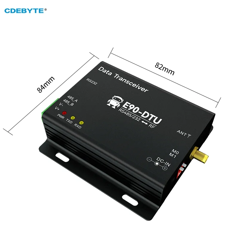 2 Buah SX1262 SX1268 E90-DTU(400SL30) LoRa Relay 30dBm RS232 RS485 433MHz 470MHz Modbus Penerima LBT RSSI Nirkabel RF Transceiver