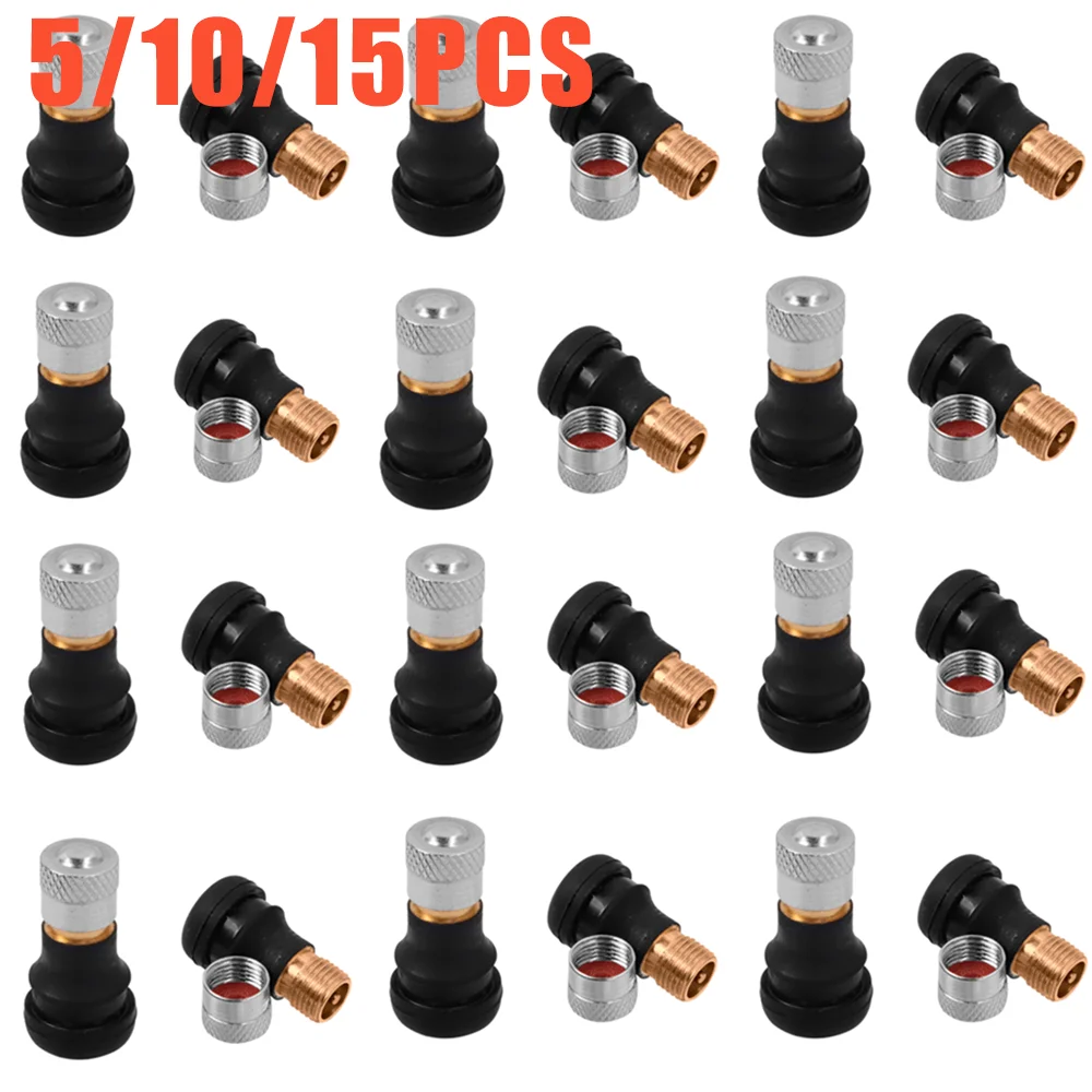 New Electric Scooter Tubeless Tire Vacuum Valve Wheel Gas Valve  5/10/15 PCS For Max G30 Xiaomi M365 KickScooter Accessory Parts