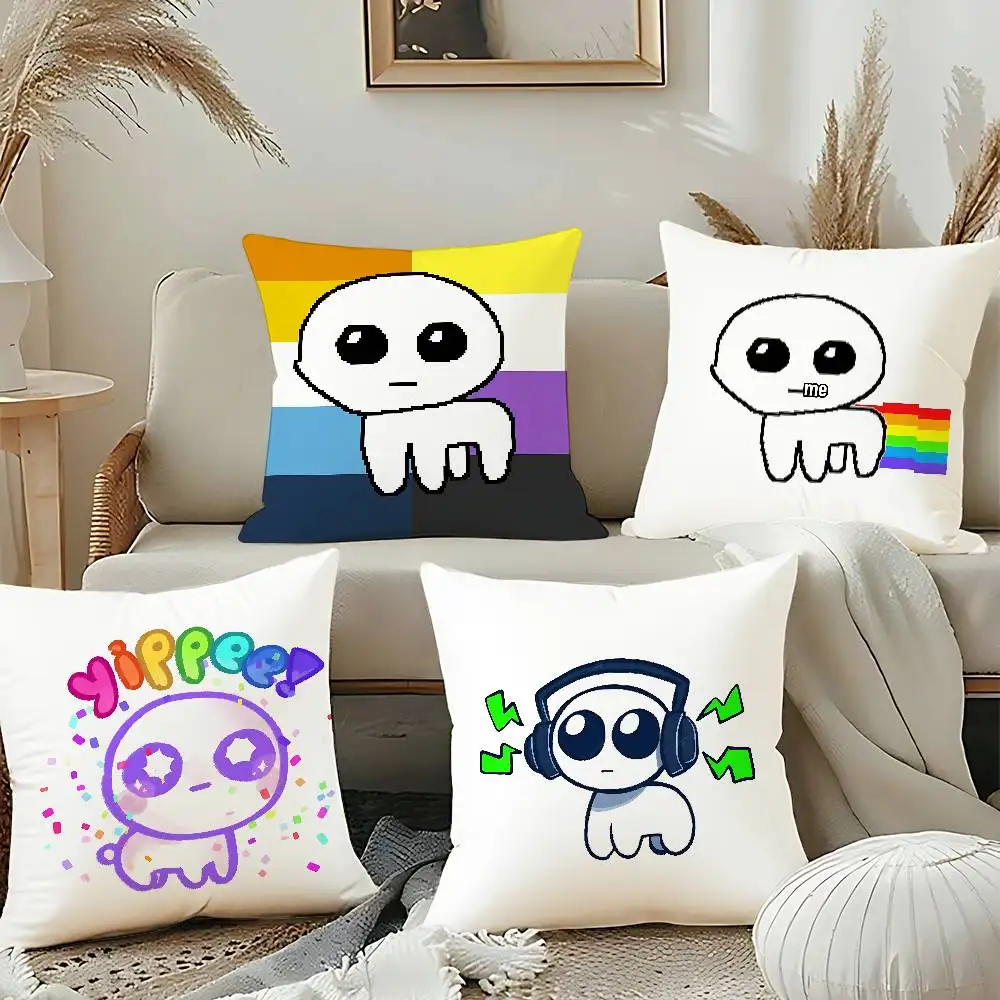 

Tbh Creature Pillow Case Throw Pillow Cover Nordic Vintage Style Cushion Covers Home Living Room Sofa Couch Seat