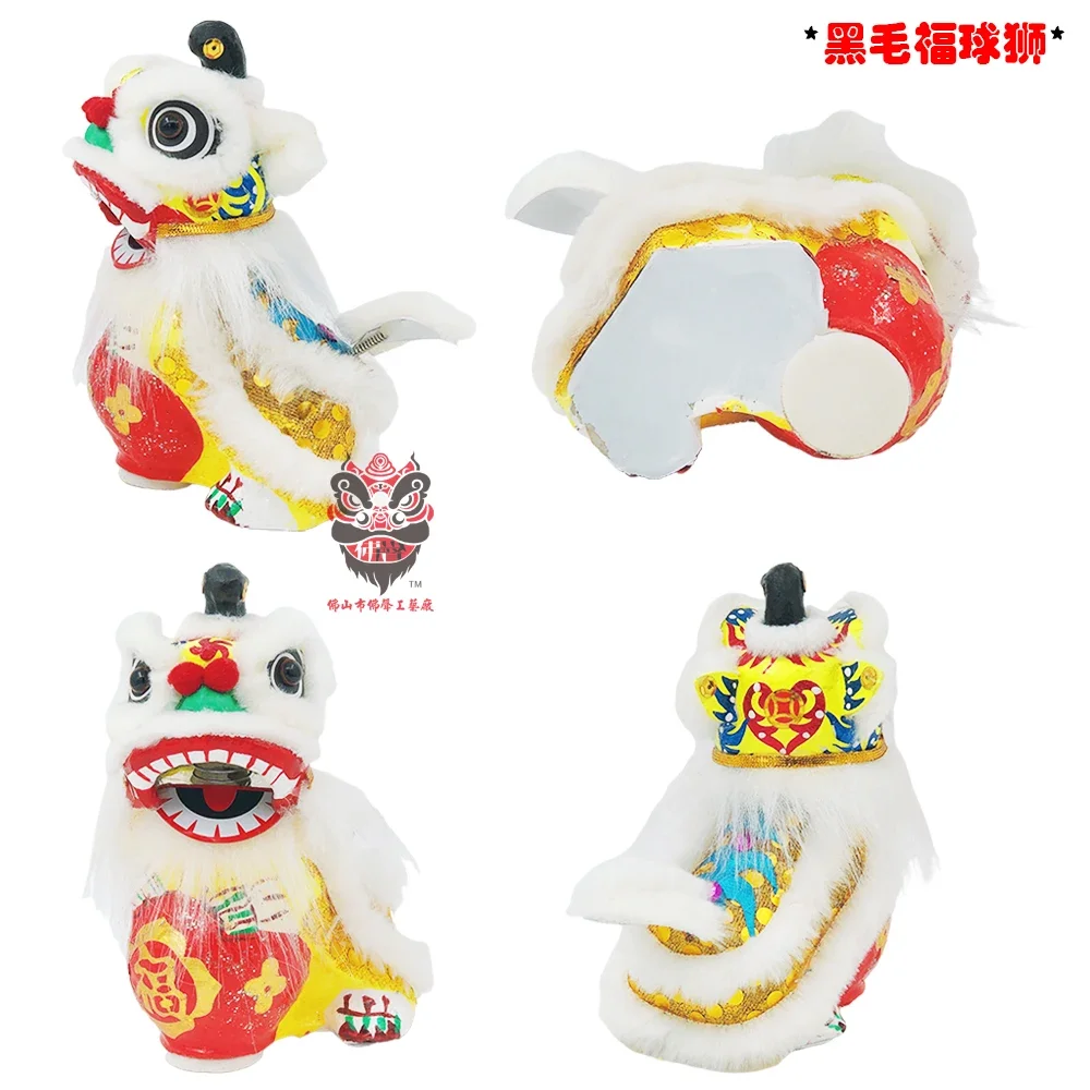 Lion Wake Decoratie Populaire Chinese Stijl Miniatuur Leeuwenkop Decoratie Leeuwendans Sieraden Lion Drum Foshan