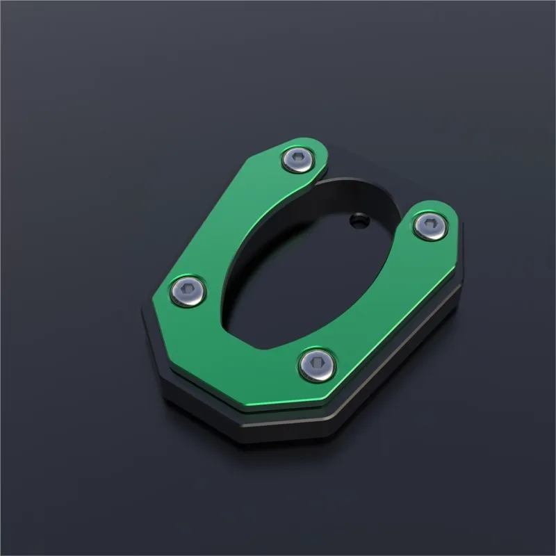 ملحقات الدراجة النارية كاواساكي ZX4R ZX4RR مسنده موسع القدم الجانب تمديد وسادة دعم لوحة المضادة للانزلاق قاعدة موسعة