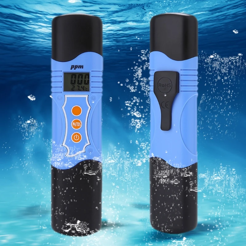 

pH TDS Temp Water Tester Meter Aquarium Acidometer Drink Water Quality Analyser