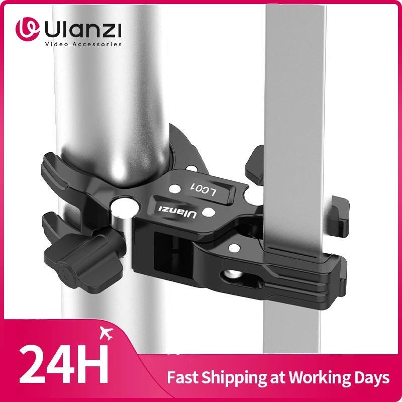 Ulanzi LC01 Super Clamp for Light Stand Metal Super Clamp Stable and Portable Super Clamp