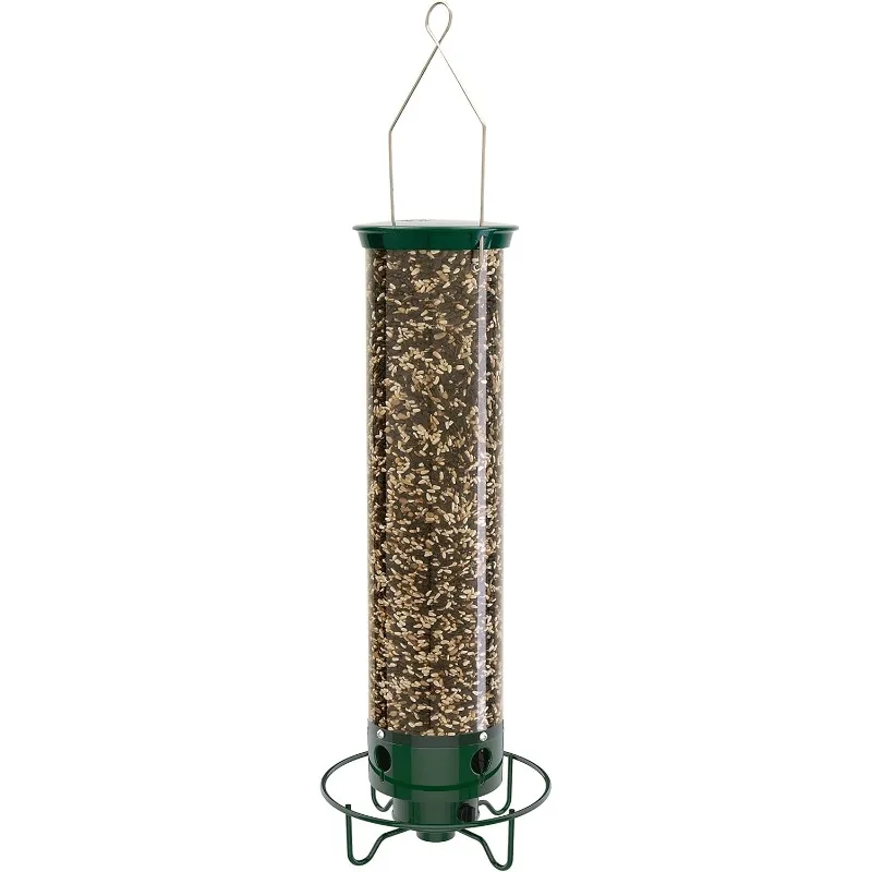 YF-M Yankee Flipper Squirrel-Proof Wild Bird Feeder With Weight Activated Rotating Perch - 5Lbs Seed Capacity