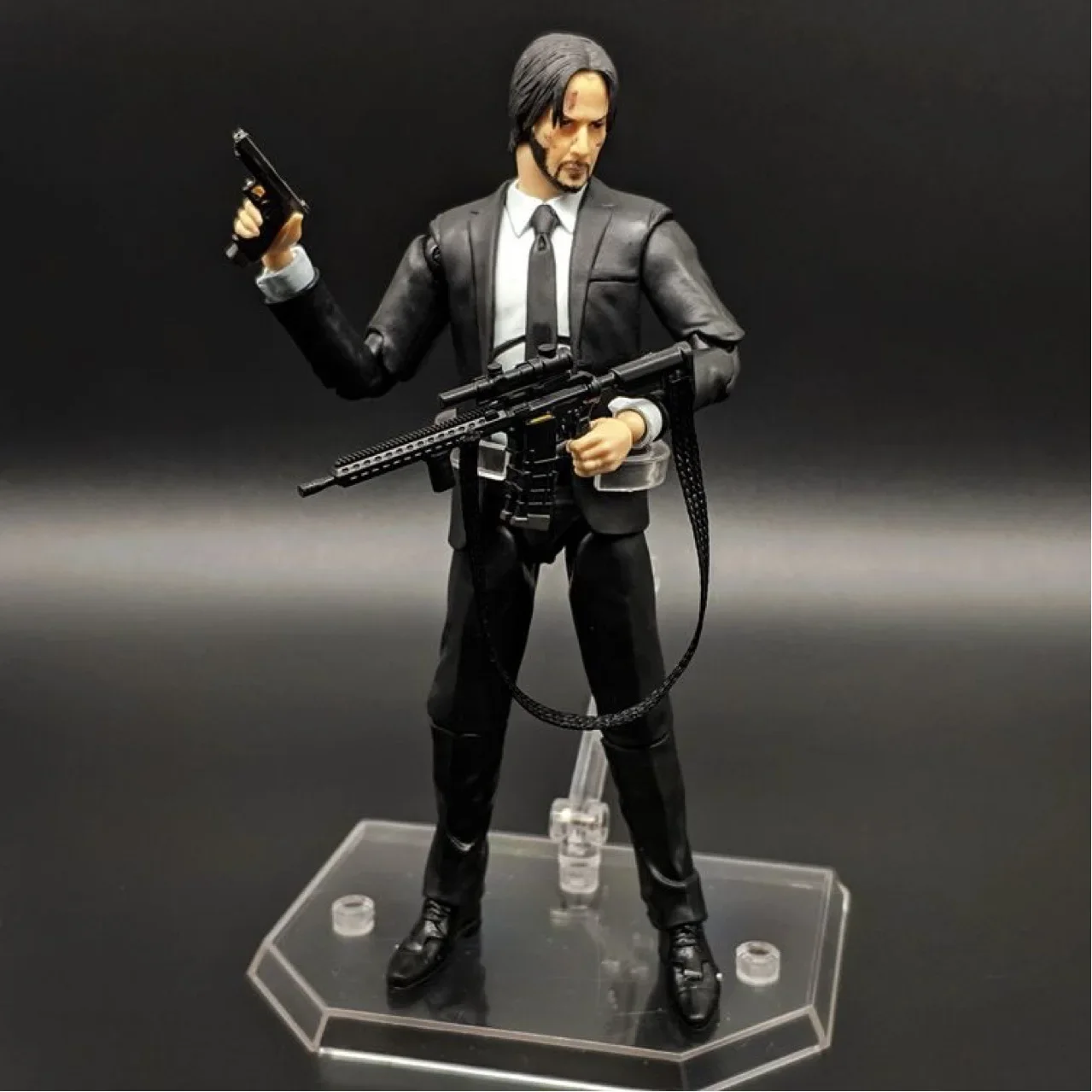 John Wick Action Figure Dog Keanu Reeves Baba Yaga Movie Figure Characters Model Doll The Continental Collectible Toy Gift