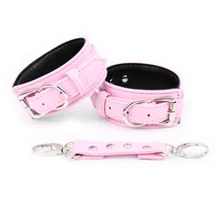 Puppy play  Wrist  Ankle cuffs Restraints Bondage Couples Adult Games Sex Toys for Women Erotic Handcuffs