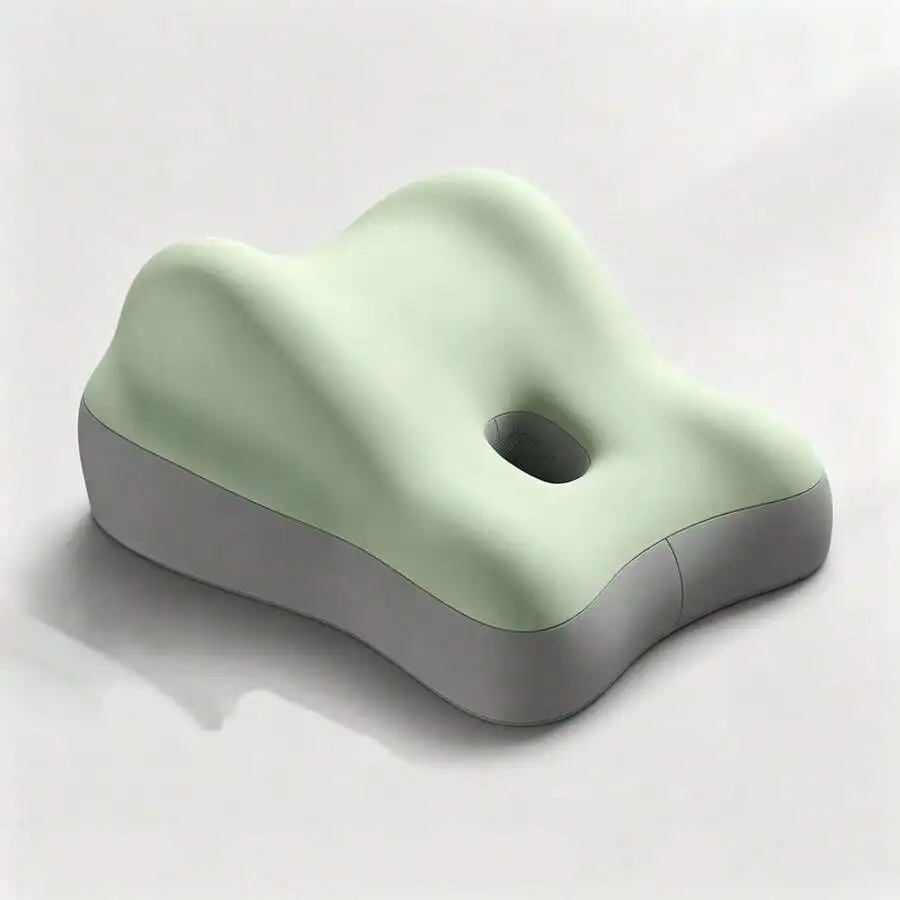 1pc Adjustable Detachable Ergonomic Memory Foam Wedge Pillow, Inclined Leg Support Cushion, Multi-Purpose Backrest Pillow, Suita