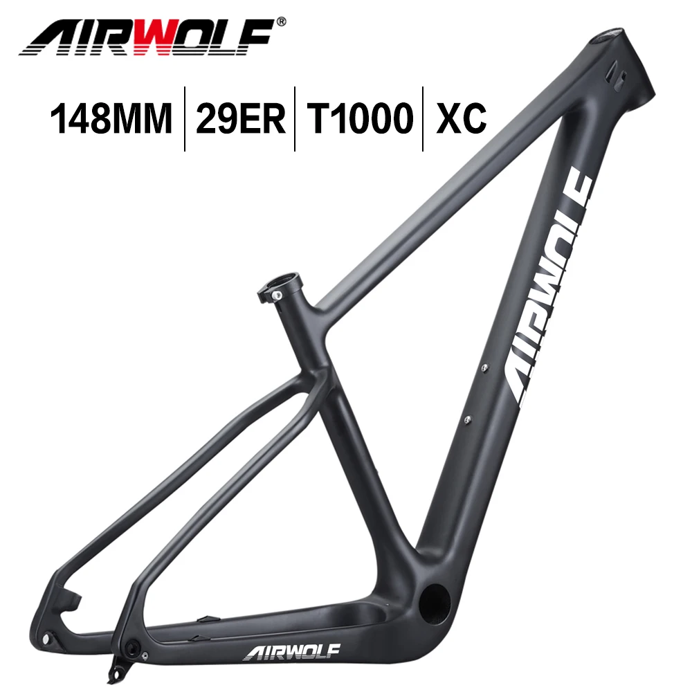 

Airwolf Carbon Frame Mtb 29 Boost 148mm Quick Release 142*12mm 135*9mm Mountain Bicycle Frame XC Di2/Mechanical Carbon Frameset