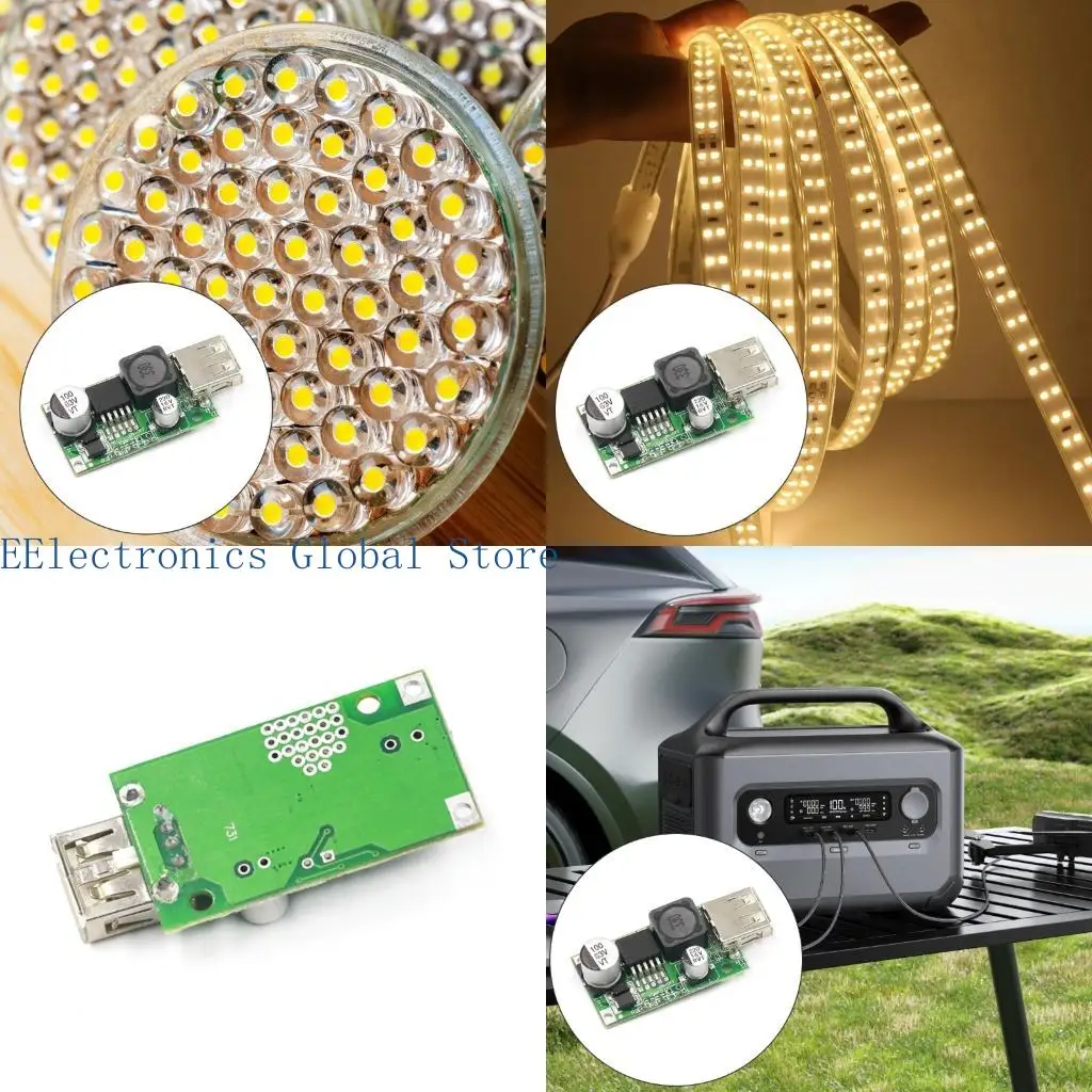 

462B Промышленный понижающий преобразователь 12 В 24 В 36 В 48 В до 5 В USB-регулятор LM259