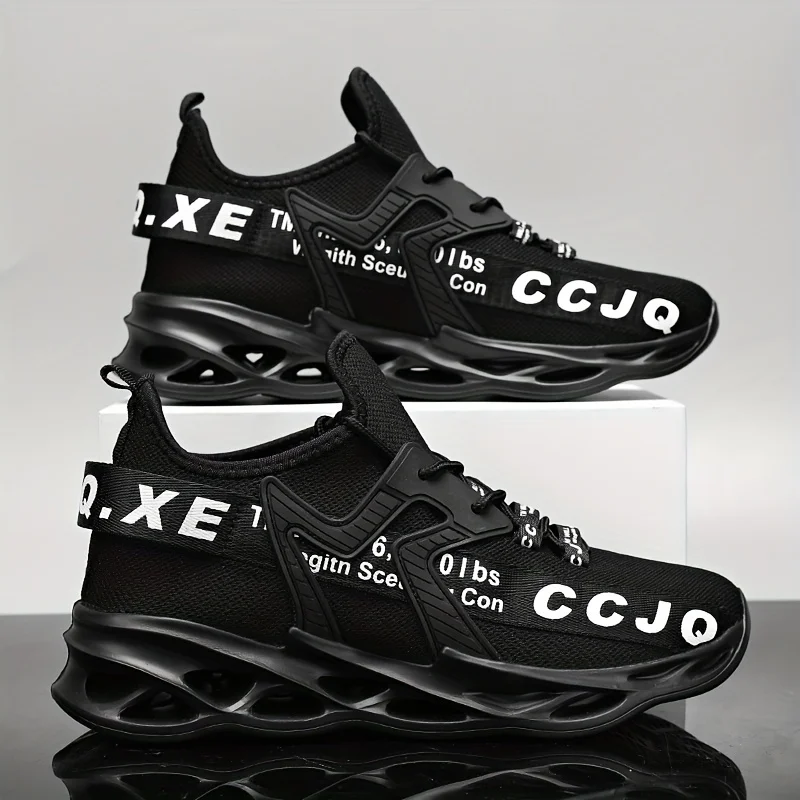 

Men's Slip-on Blade Sneakers With Shoelaces - Odor-resistant Athletic Shoes - Lightweight And Breathable