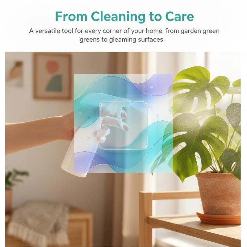 5 Pack Plastic Spray Bottle Manual Trigger Reusable Mist Stream Sprayer for Garden Flower Watering Home Cleaning