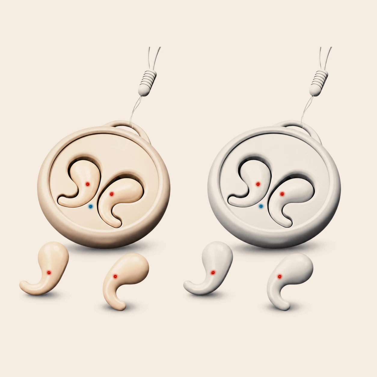 Soft Silicone Sleep Earbuds Compact Noise Isolating Earphones for Side Sleepers Earbuds Equipped with Anti-Lost Silicone Lanyard