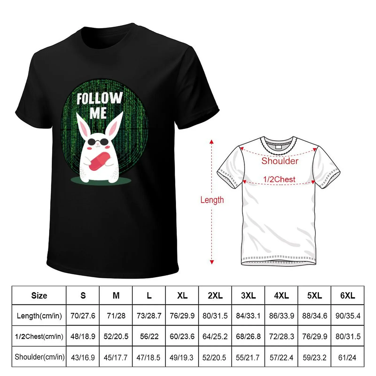 Matrix...Follow me T-Shirt Big and Tall Gym T-Shirt
