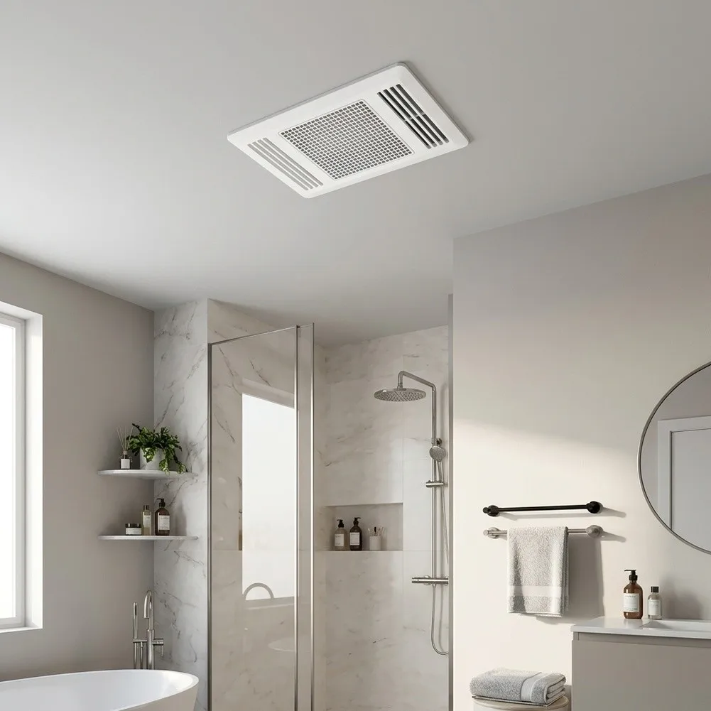 For Fan Cover for Bathroom For Exhaust White Compatible with Models 655 656 657 Stable Performance Humidity Tolerant
