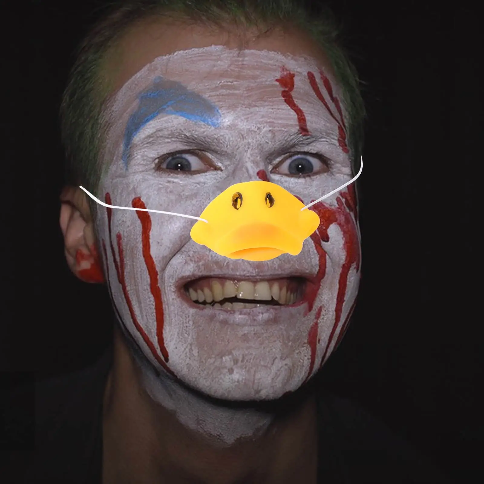 

2pcs Animal Nose Prop Vinyl Replaceable For Party Circus Performance Cosplay Accessory Portable Small Animal Decorative Props