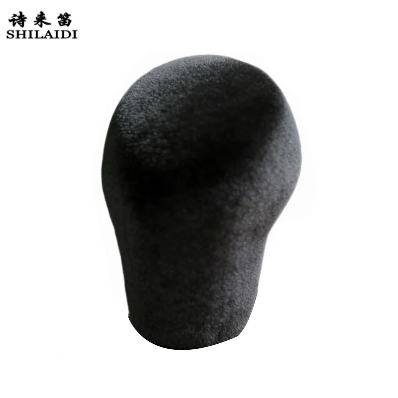 Suede leather Car Wrapping ABS For Buick LaCrosse 2009-2012 Gear Shift Knob Head Cover Trim Sticker interior Auto Accessories