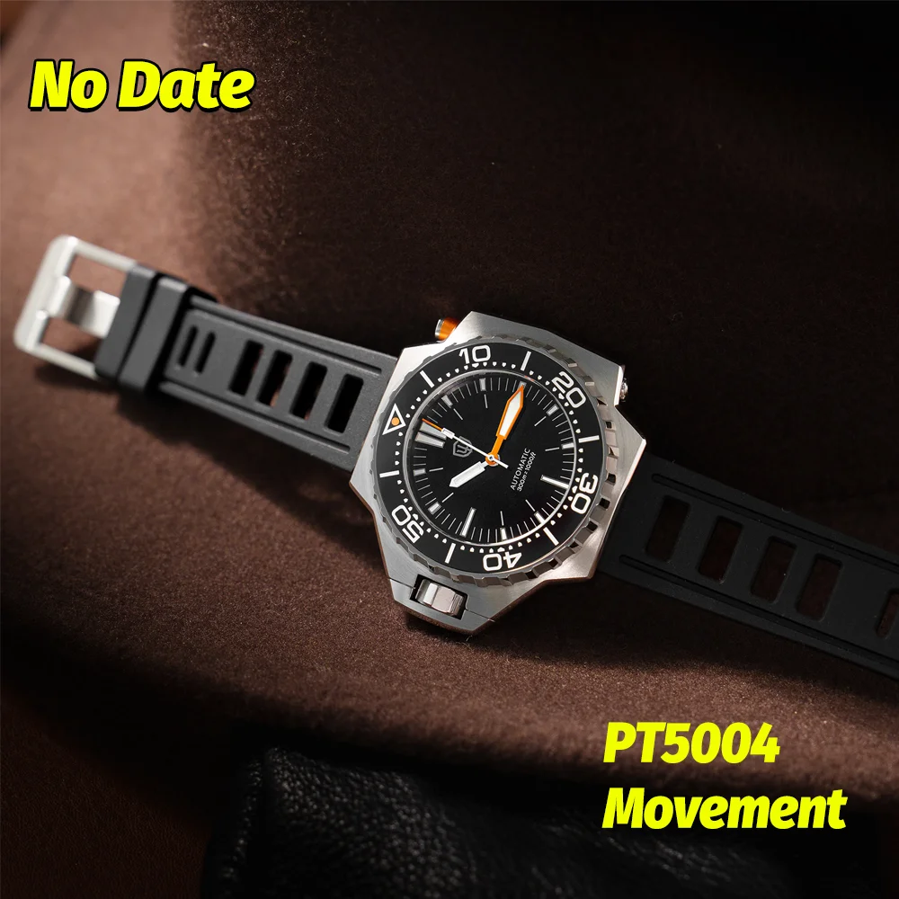 Watchdives WD1968 300M automatisch mechanisch duikhorloge Pt5000/Pt5004 waterdichte keramische bezel BGW9 roestvrijstalen retro horloge
