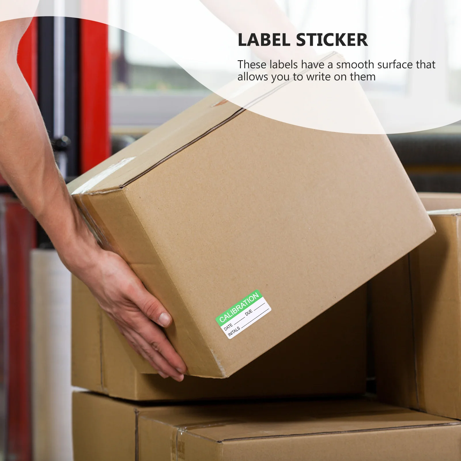 

Self Adhesive Calibration Stickers 1 Roll Green Permanent Label Stickers for Equipment Maintenance and Tracking