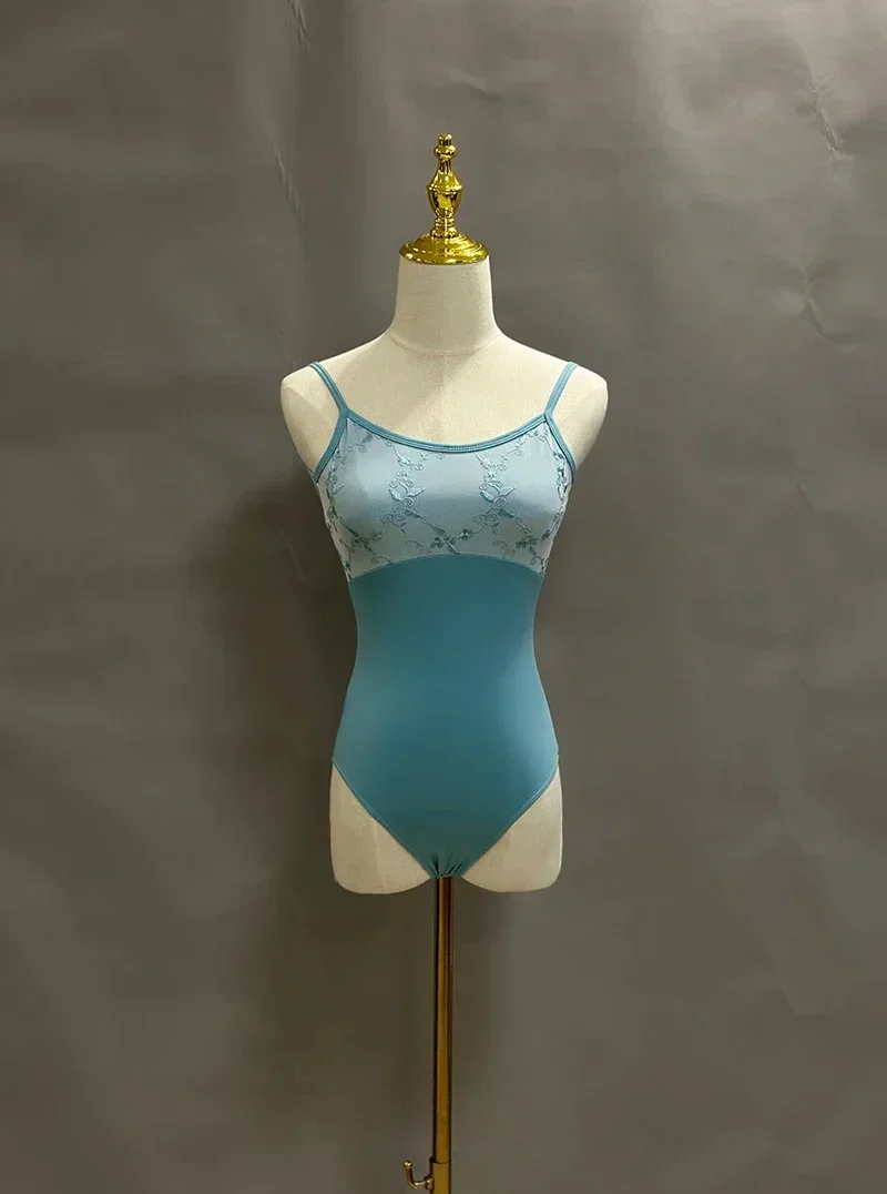 Body da danza classica Donna Nuovo stile Tuta da ballo elegante Pratica quotidiana per adulti Abiti da ballo per balletto Body da yoga