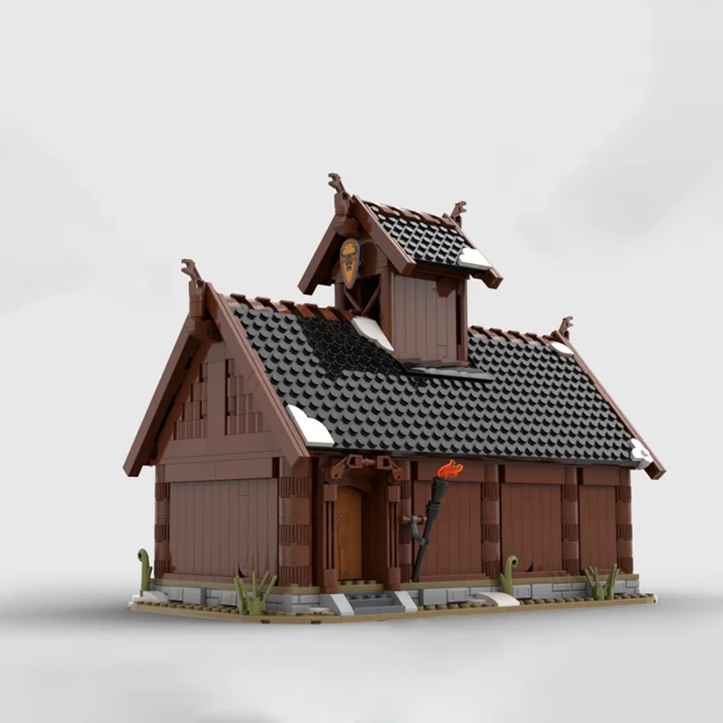 Château médiéval modèle Moc blocs de Construction dieu maison modèle technologie brique bricolage assemblage Construction jouet vacances ensemble cadeaux