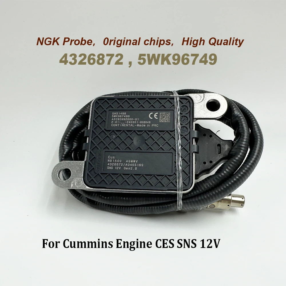 NEW 4326872 5WK96749 For NGK Probe High Quality Chip 5WK96749B 2872942NX Nitrogen Oxide Nox Sensor For C-ummins Engine CES SNS