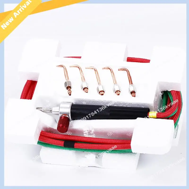 

M01K Jewel Tools Equipment Oxygen Acetylene Torch Flame Gun Jewelry Tools 5 Tips Connetor With Oxygen Gas