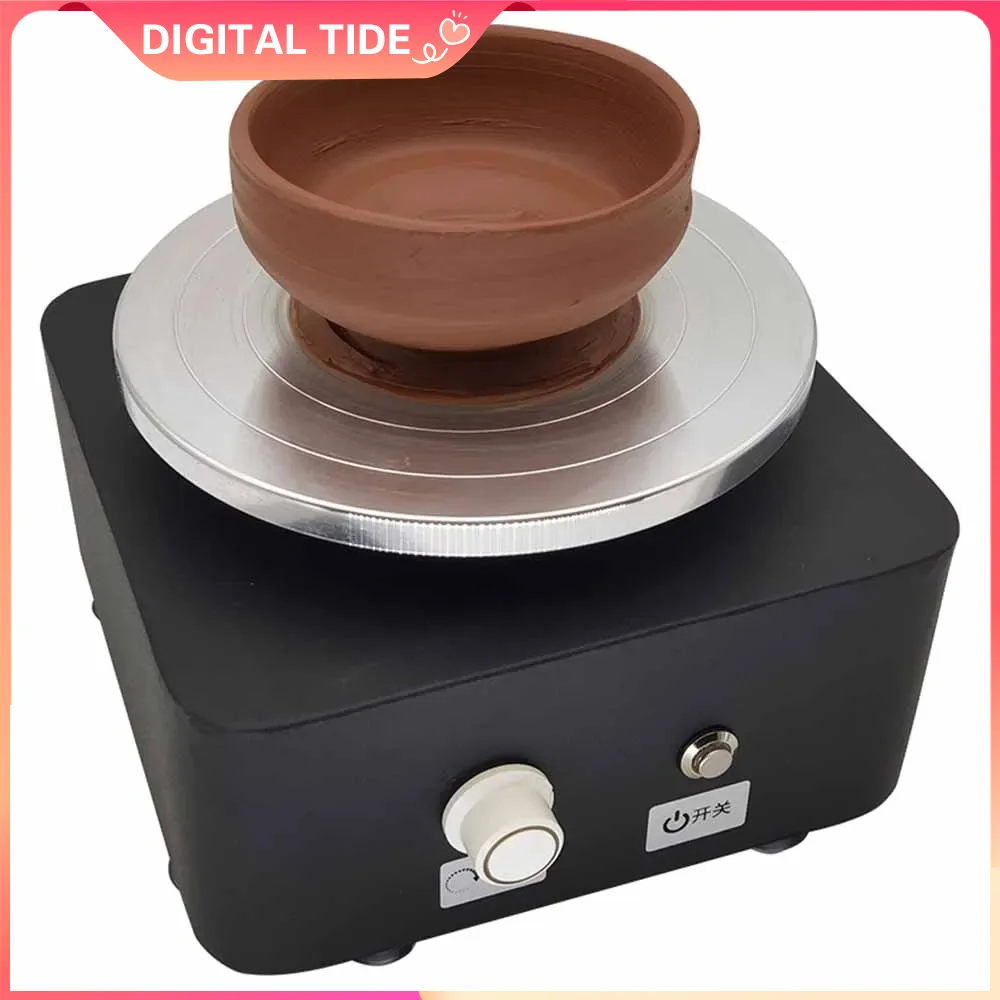 

Rechargeable Electric Pottery Wheel Machine For Art Crafts Ceramics Clay Pottery Tools MINI Pottery Turntable 0-160RPM 2000MA