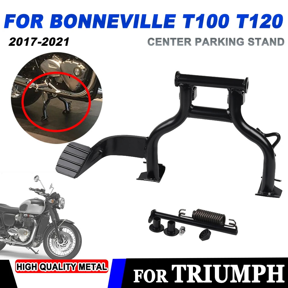 

Center Central Parking Stand For Triumph Bonneville T100 T120 Bobber T 120 T 100 Motorcycle Accessories Kickstand Holder Support