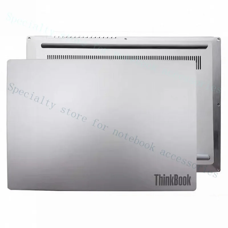 

A+ для ноутбука Lenovo ThinkBook 13S 13s-IWL, серебристая задняя крышка ЖК-дисплея, нижняя крышка корпуса