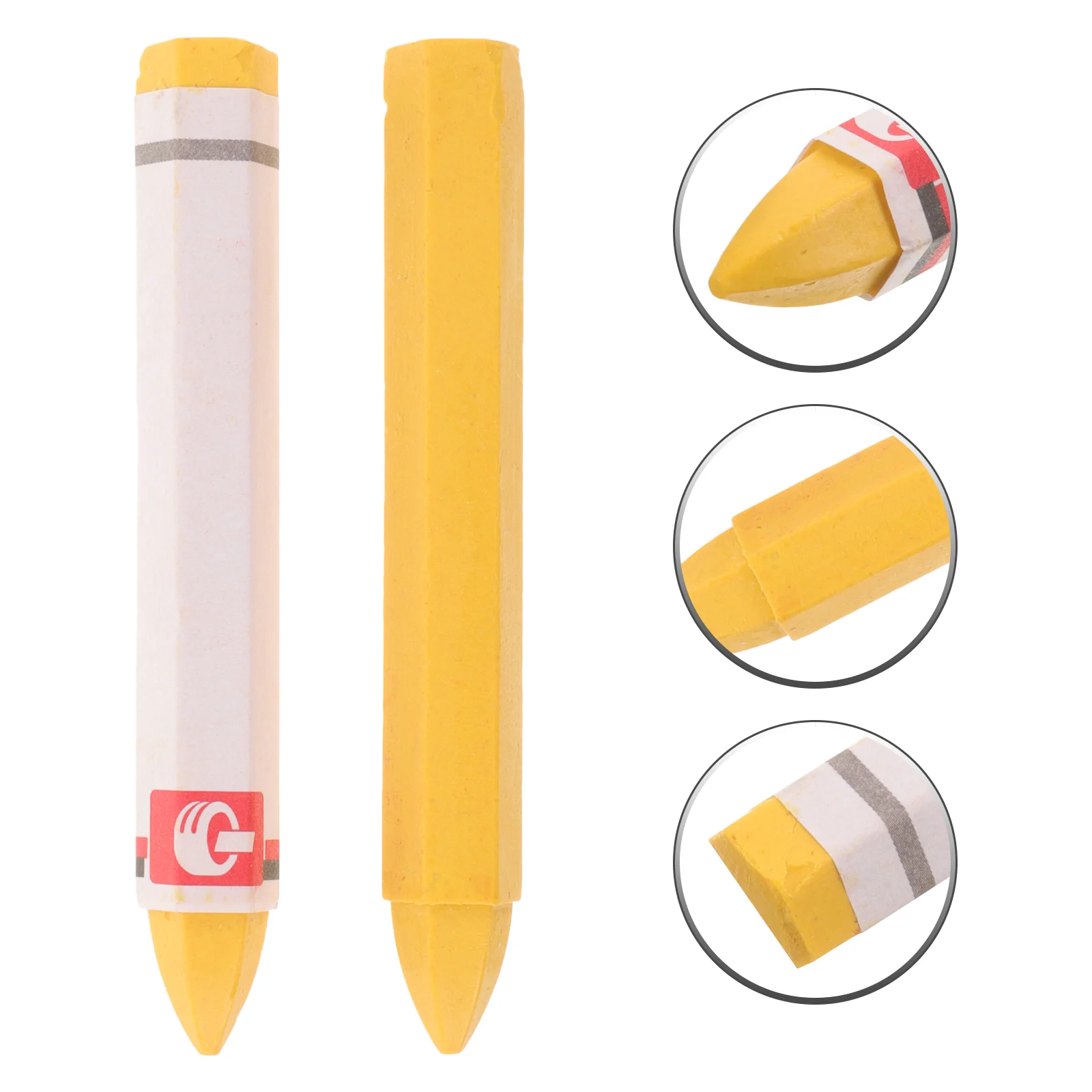 2 Pcs Marker Pen Marking Pens White Paint Wax Colored Chalk Black Tire Tool Remover Car Supplies