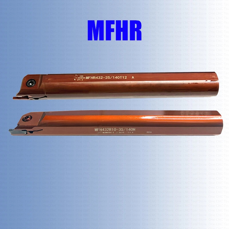 Mfhr Mfhr320r Mfh325r Mfhr420r Mfhr425r 25 140 30 120 Extremidade Interna Face Entalho Torno Cortador Haste Anti-sísmica Ferramentas de Torneamento