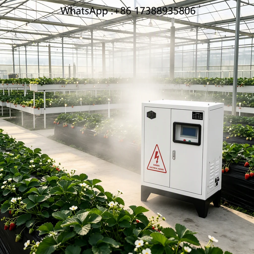 High Pressure Fog System for Orchard Greenhouses, Fine Atomizing Nozzle Kit, Maintain Humidity in Greenhouse Environment