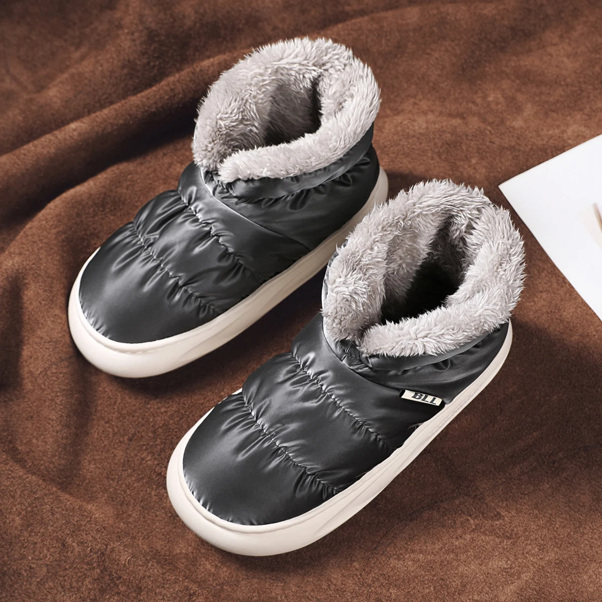 Man Winter Snow boots slip on Ankler Tasman Men Ultra Fur Wool lovers Women Boots luxury Brand Men cotton Shoes Designer