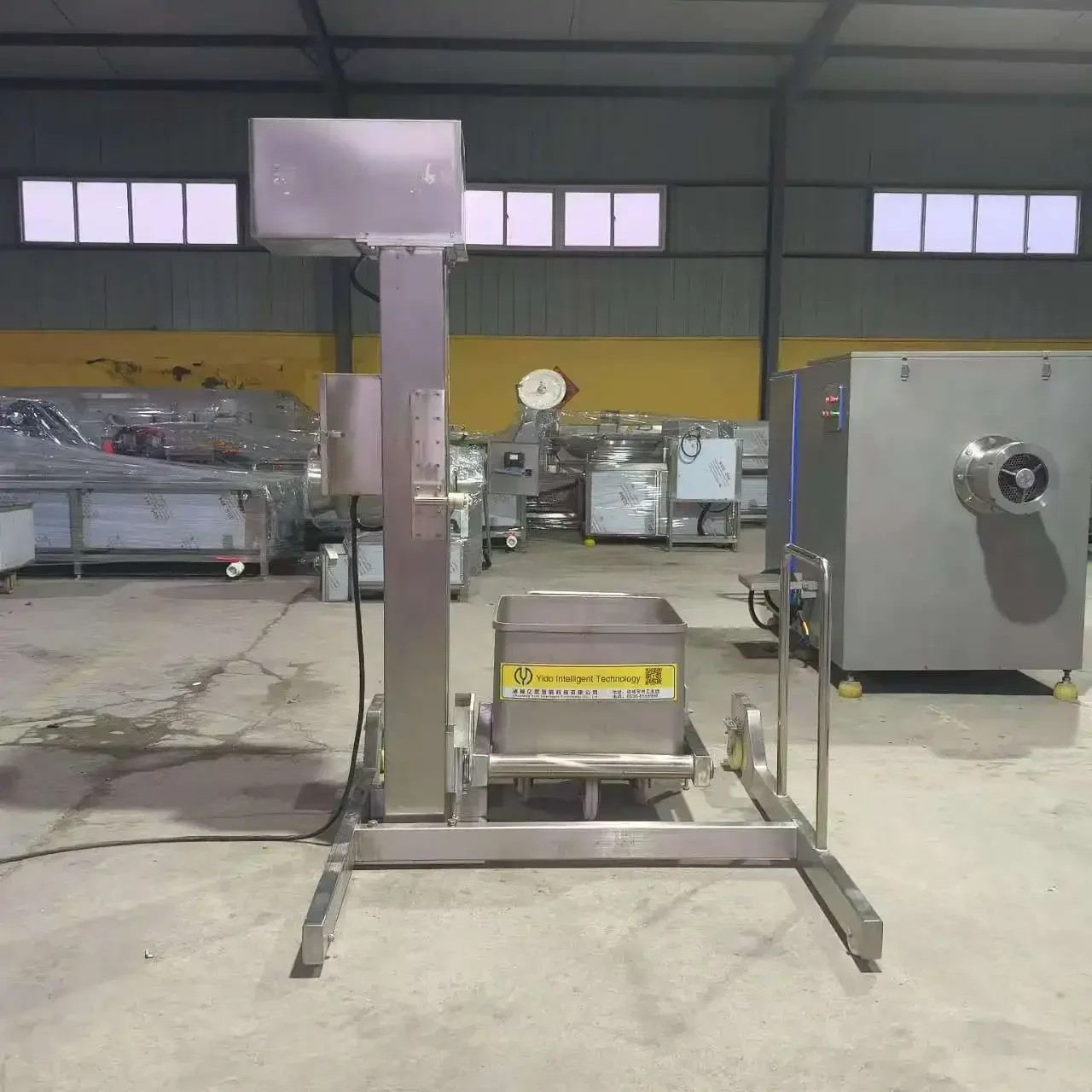 رافع صندوق اللحوم من الفولاذ المقاوم للصدأ ومغذية تحميل اللحوم رافع دلو سعر المصعد للرافعة العمودية مع الملحقات #4