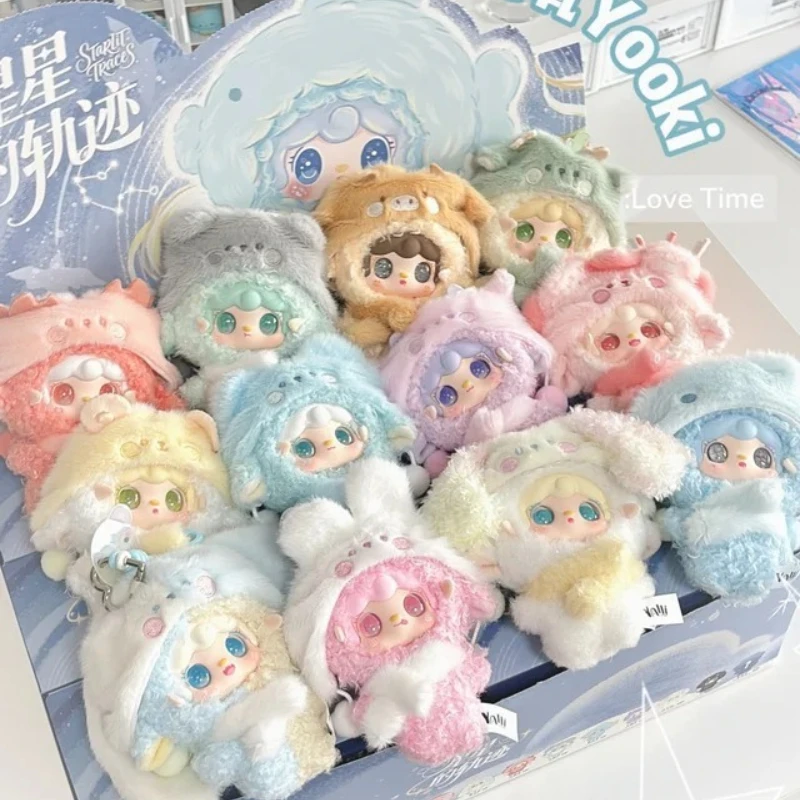 New Yooki Starlit Traces Series Blind Box Action Figure Cute Collectible Toys Surprise Bag Pendant Vinyl Dolls Keychains Gifts