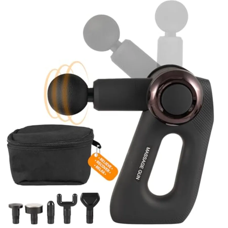 

Deep Tissue Percussion Massage Gun Handheld Multi-Angle Massager Adjustable Arm for Full-Body Reach Portable Muscle Recovery To